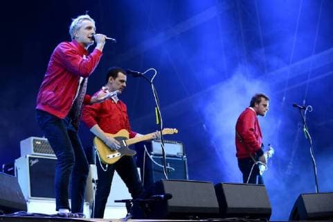Kraftklub live auf dem 22. Hurricane Festival 2018 am Eichenring. Scheeßel, 24.06.2018