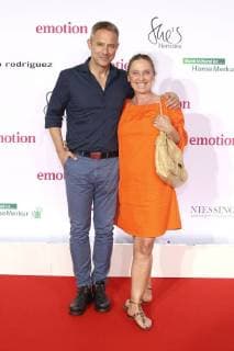 Andreas Brucker mit Begleitung beim Emotion Award 2018 im Curio Haus. Hamburg , 28.06.2018