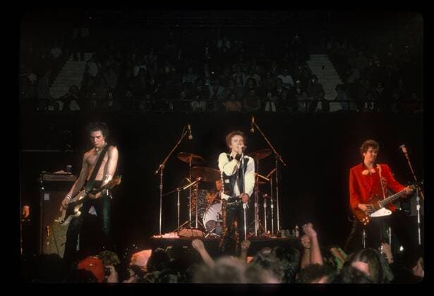 The Sex Pistols performing live at Winterland in San Francisco, CA USA on January 14, 1978. Photo © Kevin Estrada Media Punch Copyright: xKevinxEstradax