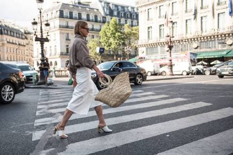 Blogger Anna Borisovna attending the Schiaparelli runway show during Haute Couture Fashion Week in Paris - July 2, 2018 - PHC: Fall 2018 Street Style Day 2, Paris France  Copyright: xCelinexGaillex h_00521381