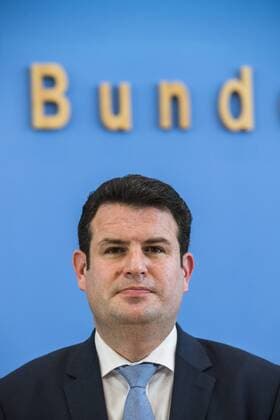 July 3, 2018 - Berlin, Germany - German Work Minister Hubertus Heil is pictured during a press conference to present a Concerted Action Care of the Work, Family and Health Ministry at the Bundespressekonferenz in Berlin, Germany on July 3, 2018. Berlin Germany  - ZUMAn230 20180703_zaa_n230_241 Copyright: xEmmanuelexContinix