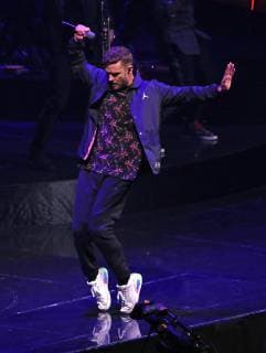 Entertainment Themen der Woche KW26 Entertainment-Bilder des Tages Justin Timberlake performs in concert at AccorHotels Arena in Paris on July 3, 2018.  PAR20180703015 DAVIDxSILPA