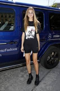 Stefanie Giesinger bei der Maison Common Fashion Show im Rahmen der MBFW auf der Fashion Week Berlin Spring Summer 2019 im E-Werk. Berlin, 04.07.2018