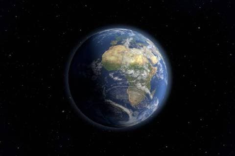 Ein Blick auf die Erde aus dem Weltraum McPGAN *** A view of the Earth from space McPGAN McPGAN