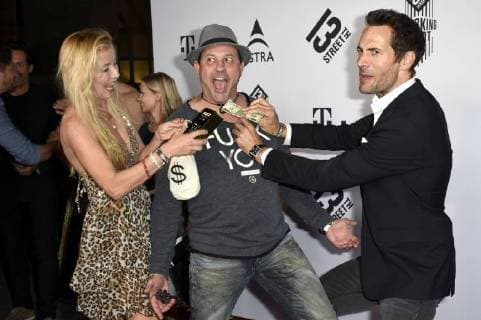 Georgia Schultze, Michel Guillaume und Alexander Mazza bei der 19. Verleihung des 13th Street Shocking Short Award 2018 auf dem 36. Filmfest München 2018 in der Alten Akademie. München, 04.07.2018