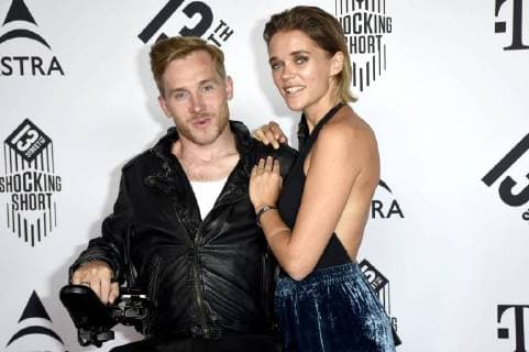 Samuel Koch mit Ehefrau Sarah Elena Koch bei der 19. Verleihung des 13th Street Shocking Short Award 2018 auf dem 36. Filmfest München 2018 in der Alten Akademie. München, 04.07.2018