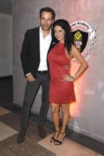 Alexander Mazza und Mariella Ahrens bei der 19. Verleihung des 13th Street Shocking Short Award 2018 auf dem 36. Filmfest München 2018 in der Alten Akademie. München, 04.07.2018