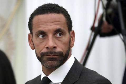 MOSCOW, RUSSIA â€“ JULY 6, 2018: Retired English footballer Rio Ferdinand at a meeting of Russian President Vladimir Putin with football stars at the Moscow Kremlin. Mikhail Metzel TASS  TS088246