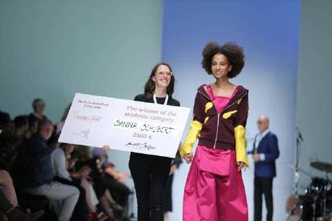 Berlin: Fashion Awards by ACTE Berlin: Designer Sanna Schubert walks the runway at the Rebelpin - Fashion Awards By Acte show during the Berlin Fashion Week Spring Summer 2019 at ewerk on July 5, 2018 in Berlin, Germany. Berlin Berlin-Mitte Germany  SimonexKuhlmey