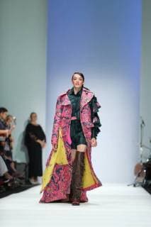 Berlin: Fashion Awards by ACTE Berlin: The photo shows models on the catwalk with the collection spring summer 2019 of the designer Sanna Schubert Berlin Berlin-Mitte Germany  SimonexKuhlmey