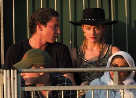 JULY 6, 2018 - London, England, United Kingdom - AMBER HEARD and new her beau 31 year old VITO SCHNABEL attend day five of the Wimbledon Tennis Championships at the All England Lawn Tennis and Croquet Club. London United Kingdom - ZUMAs214 20180706_zba_s214_088 Copyright: xSMGx