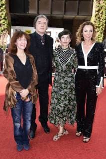 Amanda Plummer, Blixa Bargeld, Meret Becker und Diana Iljine bei der Award Ceremony vom 36. Filmfest München 2018 mit der Premiere von Anon im Gasteig Carl-Orff-Saal. München, 07.07.2018