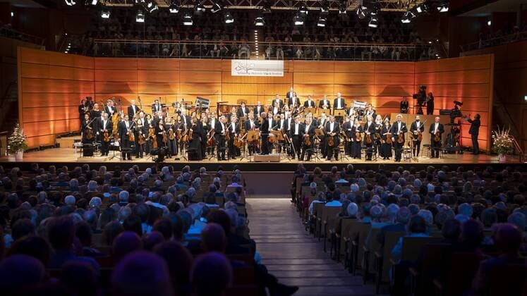 Das NDR Elbphilharmonie Orchester unter der Leitung von Christoph Eschenbach in der MuK. Eroeffnung des Schleswig-Holstein Musik Festival SHMF, 01.07.18 Luebeck Schleswig-Holstein Germany Musik- und Kongresshalle Copyright: xAgentur54Gradx xFelixxKoenigx