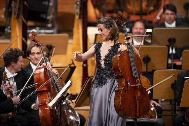 Cellistin Sol Gabetta. Eroeffnung des Schleswig-Holstein Musik Festival SHMF, 01.07.18 Luebeck Schleswig-Holstein Germany Musik- und Kongresshalle Copyright: xAgentur54Gradx xFelixxKoenigx