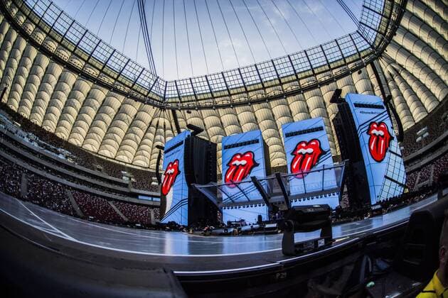 The Rolling Stones in Warsaw The Rolling Stones paly at the national Arena on July 8, 2018 in Warsaw, Poland. EN_01328632_0005 