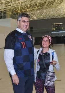 Croatian Prime Minister Andrej Plenkovic leaving for Russia 11.07.2018. Zagreb - Croatian Prime Minister Andrej Plenkovic and President of the Parliament Gordan Jandrokovic are leaving for Russia on the semi-final match of the football world championship between Croatia and England.Andrej Plenkovic  DavorxVisnjic PIXSELL