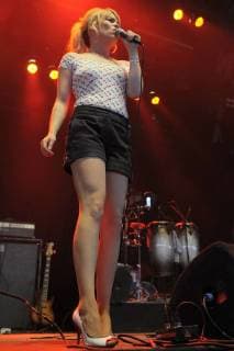 - WERCHTER, BELGIUM: British singer Duffy performs during his concert on the second day of the Rock Werchter music festival, Friday 04 July 2008. DIRKxWAEM  x9719171x