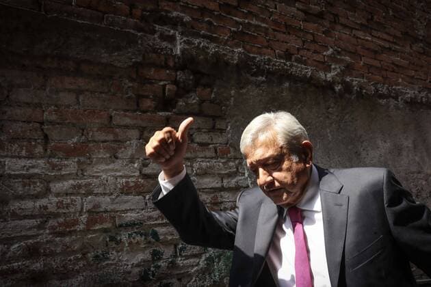 July 11, 2018 - EUM20180711NAC01.JPG.CIUDAD DE MEXICO, Transition Transicion-AMLO.- Andres Manuel Lopez Obrador, virtual presidente electo, se reune la manana de este miercoles 11 de julio del 2018 con un grupo de senadores y diputados electos por Morena. Foto: Agencia EL UNIVERSAL Juan Carlos Reyes Garcia AFBV  - ZUMAu78_ 20180711_zaf_u78_004 Copyright: xJuanxCarlosxReyesxGarciAx