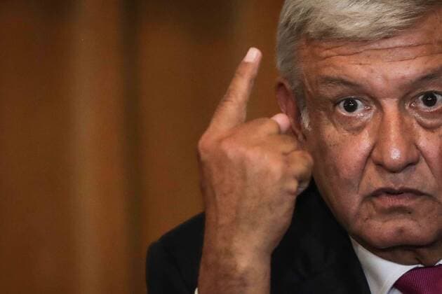 News Bilder des Tages July 11, 2018 - EUM20180711NAC14.JPG.CIUDAD DE MEXICO, Transition Transicion-AMLO.- Al termino de una reunion con los senadores y diputados electos por Morena, Andres Manuel Lopez Obrador, virtual presidente electo, ofrecio una conferencia de prensa. Foto: Agencia EL UNIVERSAL Juan Carlos Reyes Garcia AFBV Copyright: xJuanxCarlosxReyesxGarciAx