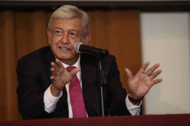 July 11, 2018 - EUM20180711NAC16.JPG.CIUDAD DE MEXICO, Transition Transicion-AMLO.- Al termino de una reunion con los senadores y diputados electos por Morena, Andres Manuel Lopez Obrador, virtual presidente electo, ofrecio una conferencia de prensa. Foto: Agencia EL UNIVERSAL Juan Carlos Reyes Garcia AFBV Copyright: xJuanxCarlosxReyesxGarciAx