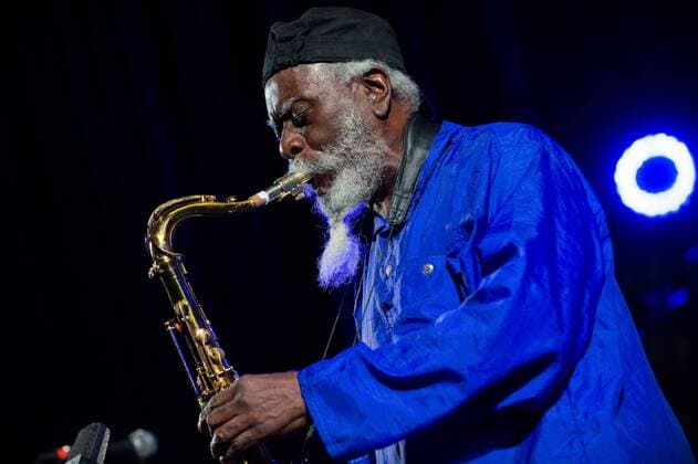 Entertainment Themen der Woche Entertainment Bilder des Tages July 12, 2018 - Krakow, Poland - American jazz saxophonist, Pharoah Sanders performs..Saxophonist Ornette Coleman once described as Pharoah Sanders probably the best tenor player in the world performs at the Krakow Jazz Festival. Krakow Poland - ZUMAs197 20180712_zaa_s197_002 Copyright: xOmarxMarquesx