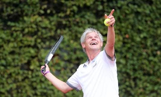 Tennisduell Politik gegen Wirtschaft Frank Klingbiel Braunschweig