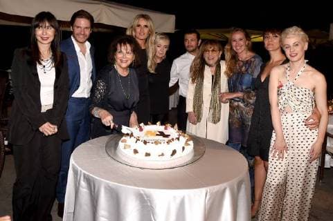 Entertainment Themen der Woche Entertainment Bilder des Tages Taormina: Cinematographic Nations Award Evening. Photo: The cake, with Urania Giulia Papatheu, Daniel Bruhl, Claudia Cardinale, Tiziana Rocca, Piera Detassis, Vinicio Marchioni, Piera Degli Esposti, Stefania Prestigiacomo, Lucia Ocone and Marina Rocco  Copyright: xMaurizioxD Avanzox xIPAx xMaurizioxDxAvanzox