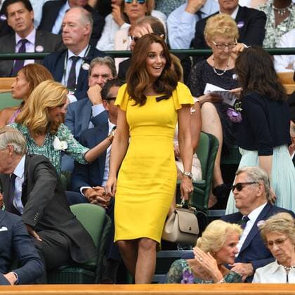 Entertainment Themen der Woche Entertainment-Bilder der Woche . 15 07 2018. London, United Kingdom. Wimbledon Tennis Championships-Day Thirteen. The Duke and Duchess of Cambridge joined by the Prime Minister Theresa May and her husband Philip in the Royal Box for the Men s Final on Centre court on Day Thirteen of the Wimbledon Tennis Championships.  xAndrewxParsonsx xi-Imagesx IIM-18212-0106