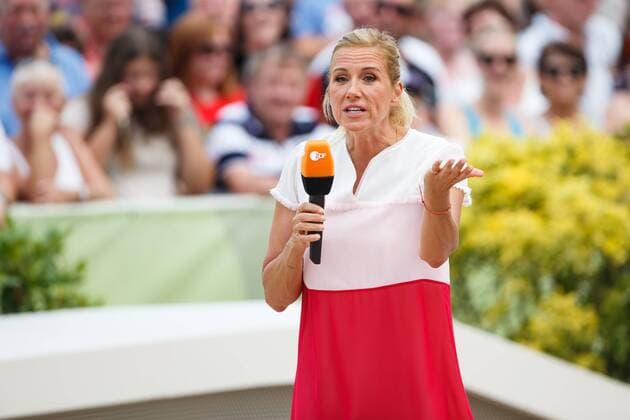 Mainz ZDF Fernsehgarten, 15.07.2018 Andrea Kiewel (Moderatorin), ZDF Fernsehgarten, 15.07.2018, Foto Eibner Copyright: xEIBNER AlexanderxNeisx EP_ANS
