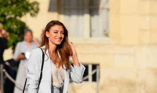 Arrivals at the reception at the Elysee in honor of the French football team World Champion 2018 Rachel Legrain Trapani (Miss France 2007) Paris France  592627