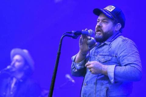 US singer Nathaniel Rateliff (right) performs with The Night Sweats band during the 17th Colours of Ostrava music festival, on July 18, 2018, in Ostrava, Czech Republic. (CTKxPhoto JaroslavxOzana) CTKPhotoP201807180923601  JAO 12