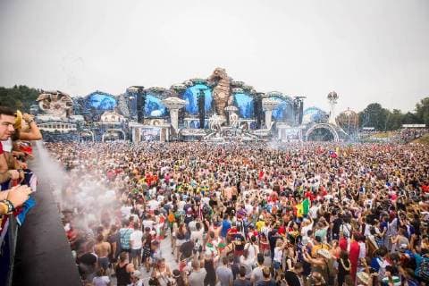 Illustration picture shows the first day of the Tomorrowland music festival, Friday 20 July 2018. The 14th edition of Tomorrowland electronic music festival takes place at the De Schorre terrain in Boom from 20 to 22 July 2017 and from 27 to 29 July 2018.  JAMESxARTHURxGEKIERE 05389884