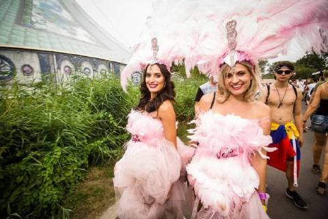 Illustration picture shows the first day of the Tomorrowland music festival, Friday 20 July 2018. The 14th edition of Tomorrowland electronic music festival takes place at the De Schorre terrain in Boom from 20 to 22 July 2017 and from 27 to 29 July 2018.  JAMESxARTHURxGEKIERE 05389862