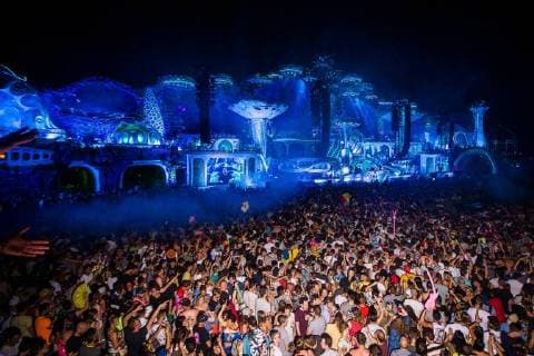 Illustration picture shows the first day of the Tomorrowland music festival, Friday 20 July 2018. The 14th edition of Tomorrowland electronic music festival takes place at the De Schorre terrain in Boom from 20 to 22 July 2017 and from 27 to 29 July 2018.  JAMESxARTHURxGEKIERE 05389952