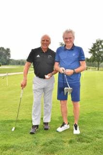 Franz Bulle Roth und Sepp Maier 31. Kaisercup 2018 Golfen Golfanlange Pinning Porsche Golf Course Charity Golftunier zu gunsten der Franz Beckenbauer Stiftung Bad Griesbach 21. Juli 2018