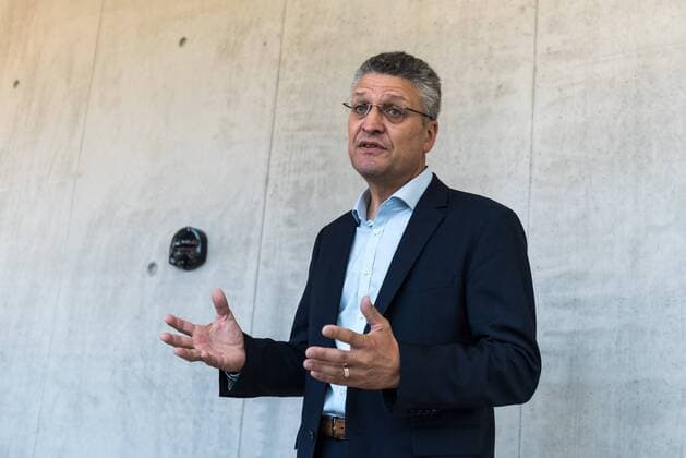 July 24, 2018 - Berlin, Germany - The President of the RKI Prof. Dr. Lothar H. Wieler speaks prior a press tour in the new S4 high-security laboratory in the RKI office and laboratory building, which was inaugurated in 2015. In the new laboratory with the highest protection level, life-threatening pathogen like the Ebola and Nipha virus can be safely diagnosed and researched. Berlin Germany - ZUMAs197 20180724_zaa_s197_001 Copyright: xMarkusxHeinex