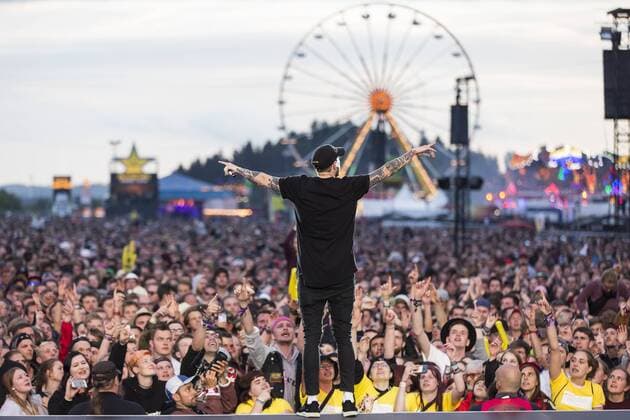 19 Casper, Rapper Casper (Benjamin Griffey) live beim Rock am Ring Festival vom 01.-03.06.2018 auf dem Nuerburgring in der Vulkaneifel. 30STM, Rap, Raprock, Musik Berlin Deutschland, Germany Copyright: xPOP-EYEx xBenxKriemannx POPEYE10097691