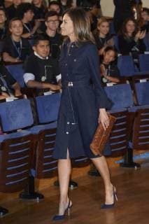 26-07-2018 Madrid Queen Letizia during a lecture as part of the summer courses of the Princess of Asturias International Music School in Oviedo. No Spain  Copyright: xPPE xTHORTONx