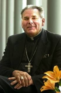 BELGIAN RELIGIOUS LEADERS BRU41 - - BRUGGE, BELGIUM: Mgr. Roger Vangheluwe bishop of Brugge, pictured 22 June 2001 at the episcopal Palace of Brugge. HERWIGxVERGULT  x667949x