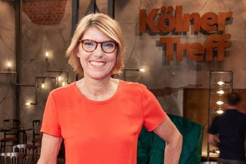 Bettina Böttinger, 65. Geburtstag am 4. Juli Bettina Böttinger beim WDR Talk Kölner Treff am 27.07.2018 in Köln WDR Talk Kölner Treff *** Bettina Böttinger at the WDR Talk Kölner Treff on 27 07 2018 in Cologne WDR Talk Kölner Treff