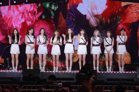 Wanna One,TWICE,iKON,MAMAMOO,Oh My Girl,SF9,LABOUM,Cosmic Girls,VICTON,Weki Meki,NEONPUNCH,Kim Dong Han,HashTag,TRCNG,H.U.B,KARD,IN2IT,FLASHE,HALO,JOEL,GBB,Lim Chae Eon,mixnine,The Brothers,MYTEEN,SOUL LATIDO,VROMANCE attended the 2018 Korea Music Festival in Seoul, Korea on 01th August, 2018.(China and Korea Rights Out)  2018080200836