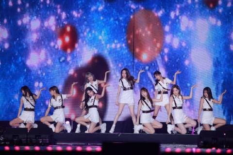 Wanna One,TWICE,iKON,MAMAMOO,Oh My Girl,SF9,LABOUM,Cosmic Girls,VICTON,Weki Meki,NEONPUNCH,Kim Dong Han,HashTag,TRCNG,H.U.B,KARD,IN2IT,FLASHE,HALO,JOEL,GBB,Lim Chae Eon,mixnine,The Brothers,MYTEEN,SOUL LATIDO,VROMANCE attended the 2018 Korea Music Festival in Seoul, Korea on 01th August, 2018.(China and Korea Rights Out)  2018080200855