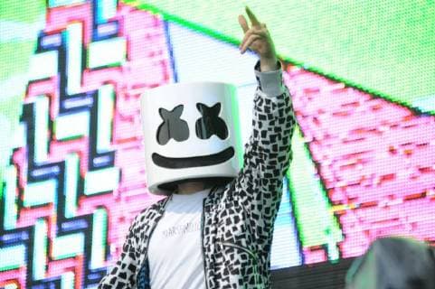 August 5, 2018 - Toronto, ON, Canada - American music producer and DJ, Marshmello (Christopher Comstock) performs at VELD Music Festival at Downsview Park in Toronto. Toronto Canada - ZUMAm115 20180805_zap_m115_025 Copyright: xMikexMastrandreax