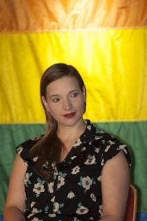 Berühmte Feministinnen, Anne Wizorek Podiumsdiskussion zu Feminismus - Kann das weg? Anne Wizorek, deutsche Medienberaterin und Feministin, am 16.05.2018 in Flensburg (Volxbad) auf der Podiumsdiskussion zu dem Thema Feminismus - Kann das weg? *** Panel Discourse on Feminism Can Do It Away Anne Wizorek German media consultant and feminist on 16 05 2018 in Flensburg Volxbad on the panel discussion on feminism Can do it