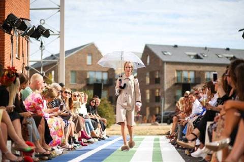 Entertainment Bilder des Tages A model walking the runway during the Oh! by Kopenhagen Fur runway show during Copenhagen Fashion Week - Aug 7, 2018 - CPHFW: Oh! By Kopenhagen Fur, Copenhagen Denmark  Copyright: xZachxDoddsx h_00534295