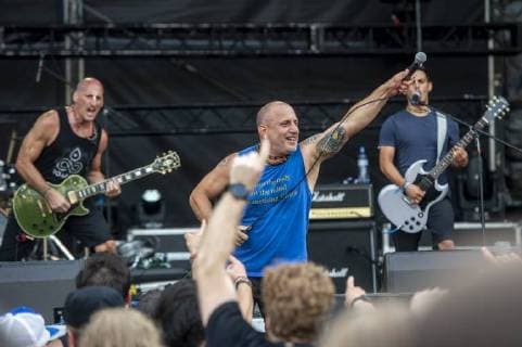 US band Shelter performs as the heavy metal festival Brutal Assault in the fort Josefov in Jaromer, Nachod district, Czech Republic, starts on Wednesday, August 8, 2018. About hundred thirty bands will perform during four days of the festival. (CTKxPhoto DavidxTanecek) CTKPhotoP201808080857701  TAD 003
