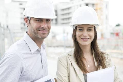 Engineers at construction site  Copyright: EricxAudras B12654129