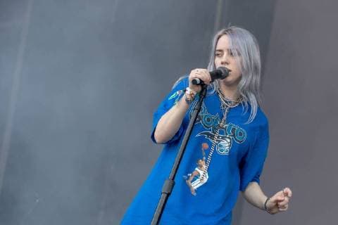 August 10, 2018 - San Francisco, California, U.S - BILLIE EILISH during Outside Lands Music Festival at Golden Gate Park in San Francisco, California San Francisco U.S. - ZUMAs135 20180810_zap_s135_012 Copyright: xDanielxDeSloverx