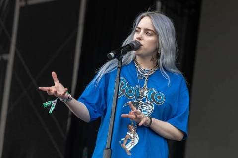 August 10, 2018 - San Francisco, California, U.S - BILLIE EILISH during Outside Lands Music Festival at Golden Gate Park in San Francisco, California San Francisco U.S. - ZUMAs135 20180810_zap_s135_010 Copyright: xDanielxDeSloverx