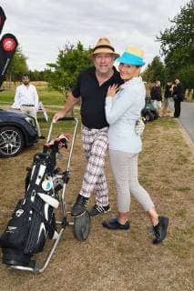 Leipzig 11.Charity Golfturnier Leipzig Haraold Faltermeyer mit Ehefrau Karin Copyright: xEIBNER RZYx EP_RZY